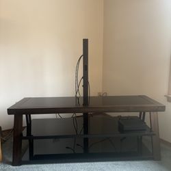 TV Stand With Cord Hider