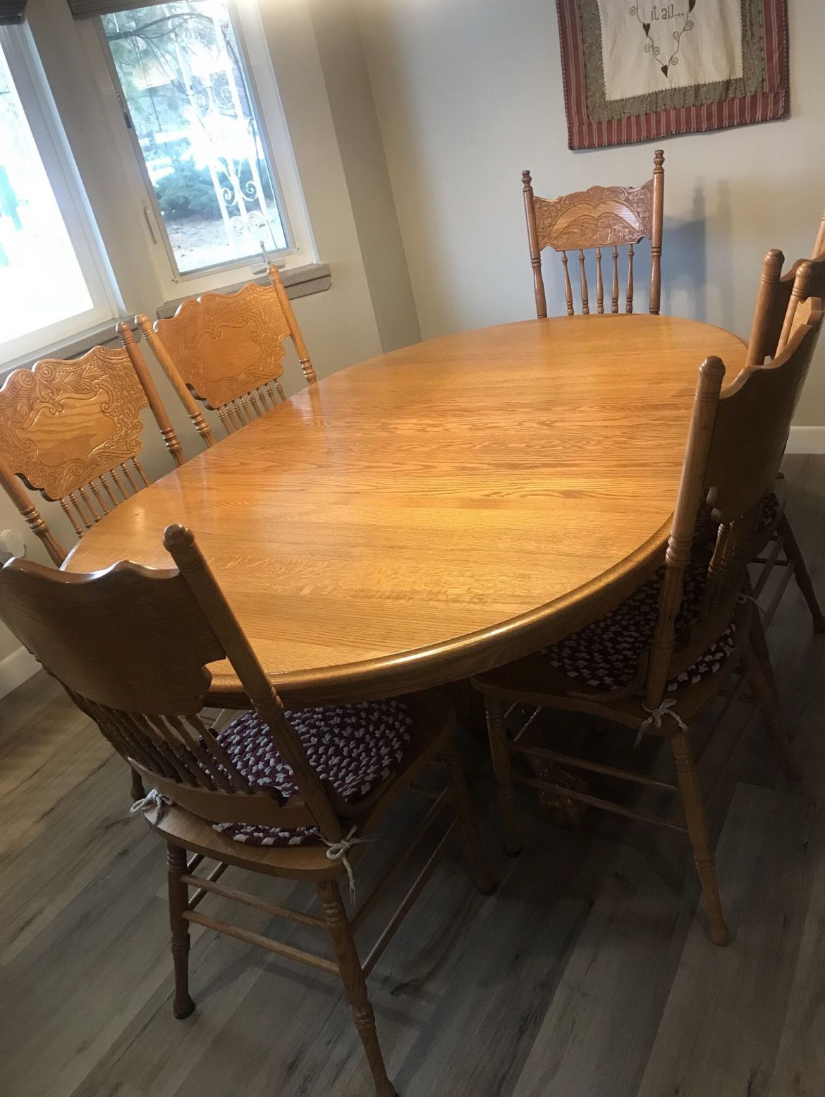 Dining Table With Corner Hutch