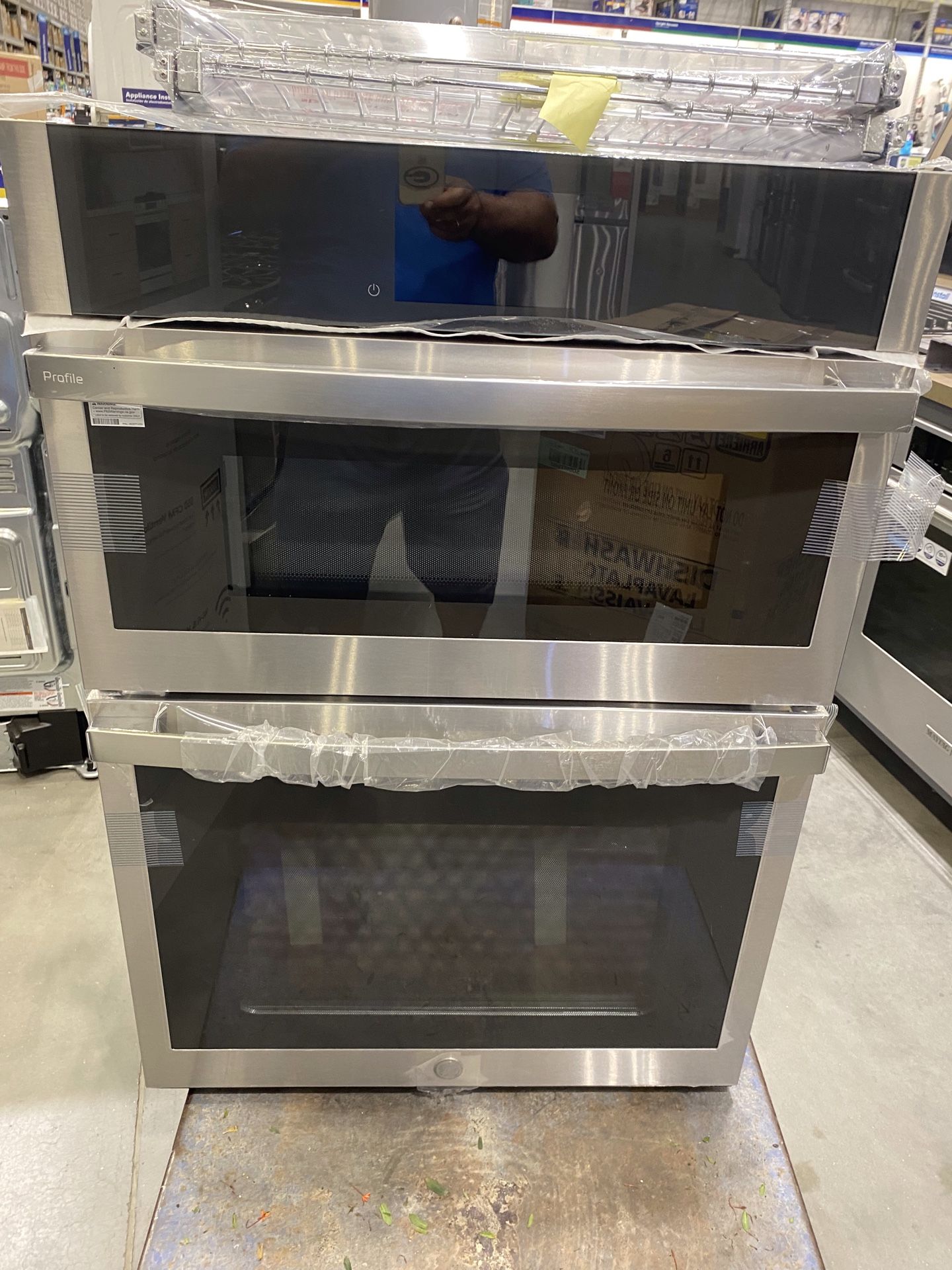 New no box, GE Profile 30 inch Self + Steam Cleaning Air Fry Microwave Wall Oven Combo ( Stainless Steel ) $3200.00 O.B.O.