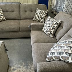 Full Living Room Set $750 Sofa & Loveseat