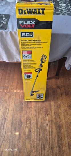 Brand New Dewalt Flexvolt 60v String trimmer with 9ah battery and charger!!!