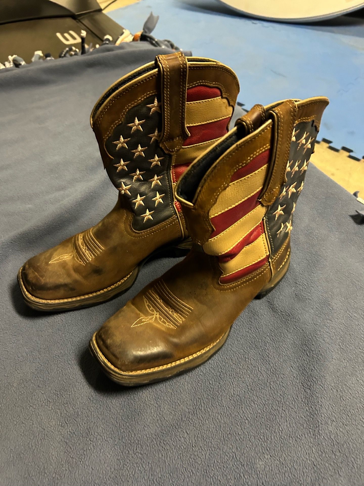 Lady Rebel by Durango Patriotic Women's Pull-On Western Flag Boots