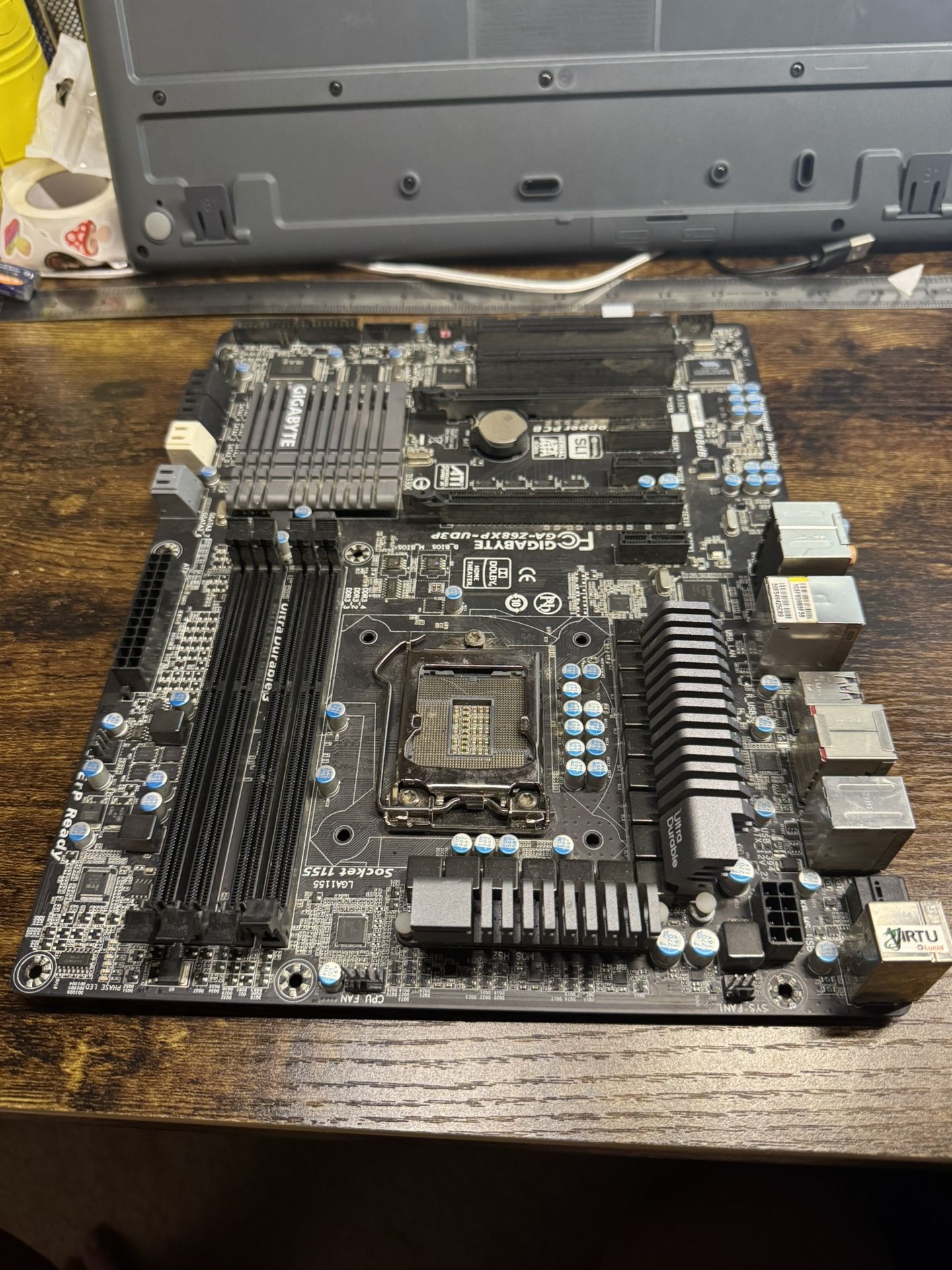 GIGABYTE GA-Z68XP-UD3P ATX Motherboard LGA 1155 Intel Note: untested so don’t know it works or not. Sell as part only