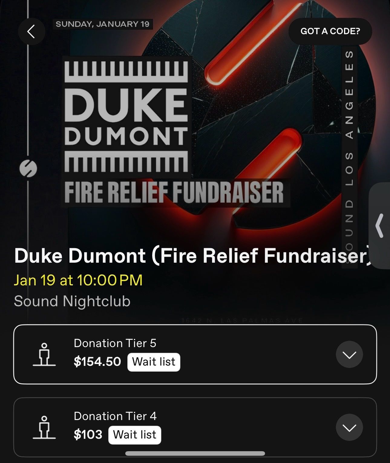 Duke Dumont @ Sound 1/19