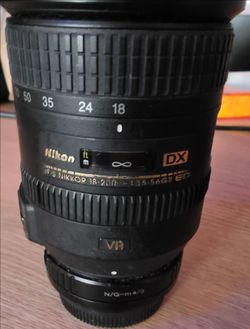 Nikon AF-S DX NIKKOR ED VR II zoom lens,
