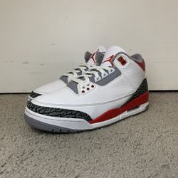 VNDS JORDAN 3 FIRE RED SIZE 9.5