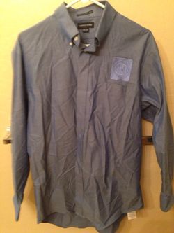 Large SEMA embroidered dress shirt