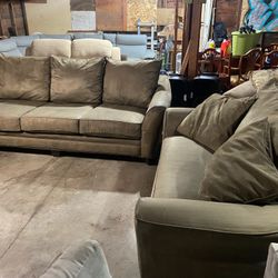 Green Couch Set “WE DELIVER”