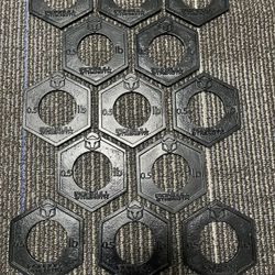 1/2 Pound Iron Bull Strength Weight Plates  Olympic Style 