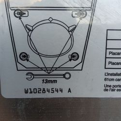 Whirlpool Washing Machine   W10284544 A Make Offer