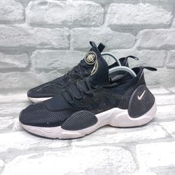 Nike Huarache EDGE Txt Mens Size 8 Shoes Black/White Athletic Running Sneakers