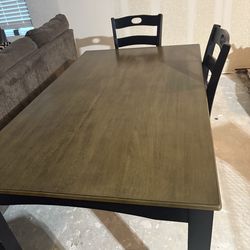 Dining table with 6 chairs