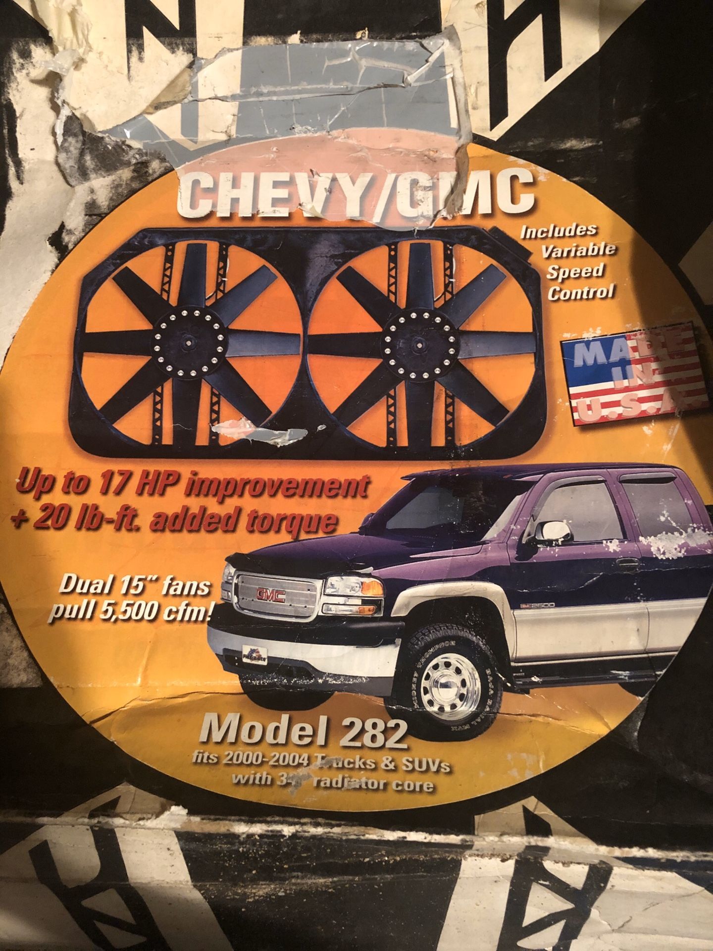 Electric dual engine cooling fan