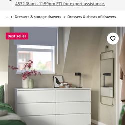 IKEA Storkalina 3 Piece Bedroom Set Like New 