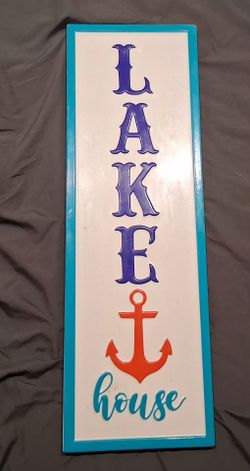 Lake House Decorative Wall Sign