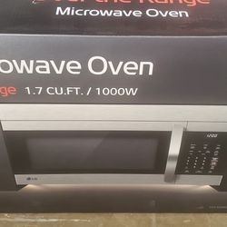 LG OVER THE RANGE MICROWAVE Oven 1.7