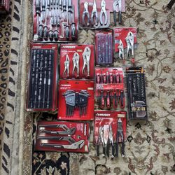 Various Socket / Screwdriver / Plier Sets (New) - Prices Vary