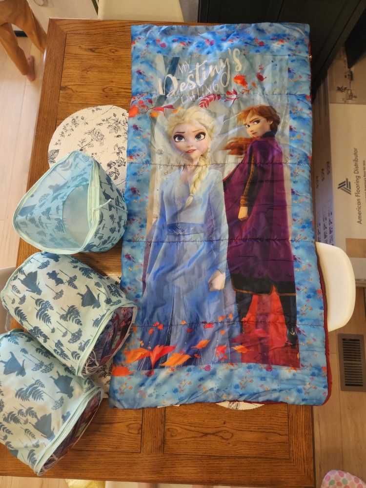 Frozen Sleeping Bags