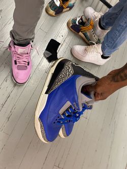 Air Jordan 3 Blue Cement Sneakers