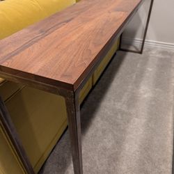 Solid Walnut Console Table
