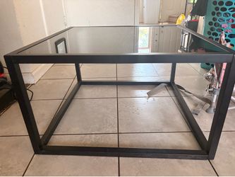 Coffee temper glass table
