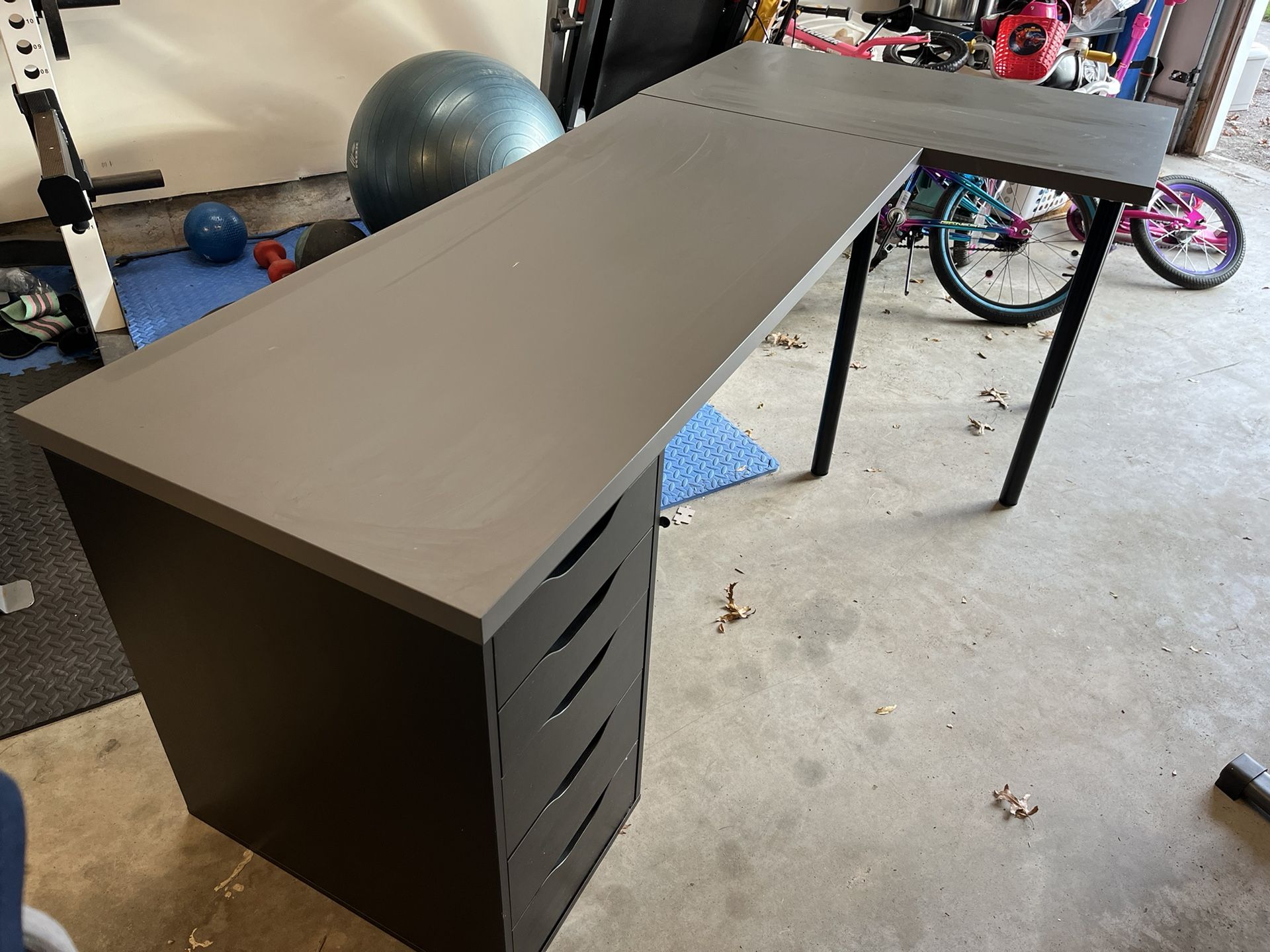 Desk With Storage