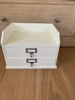 Pottery Barn Desk Accessory File / Paper Holder