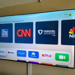 75 INCH Visio TV with Apple TV Any Reasonable Offer Welcome 