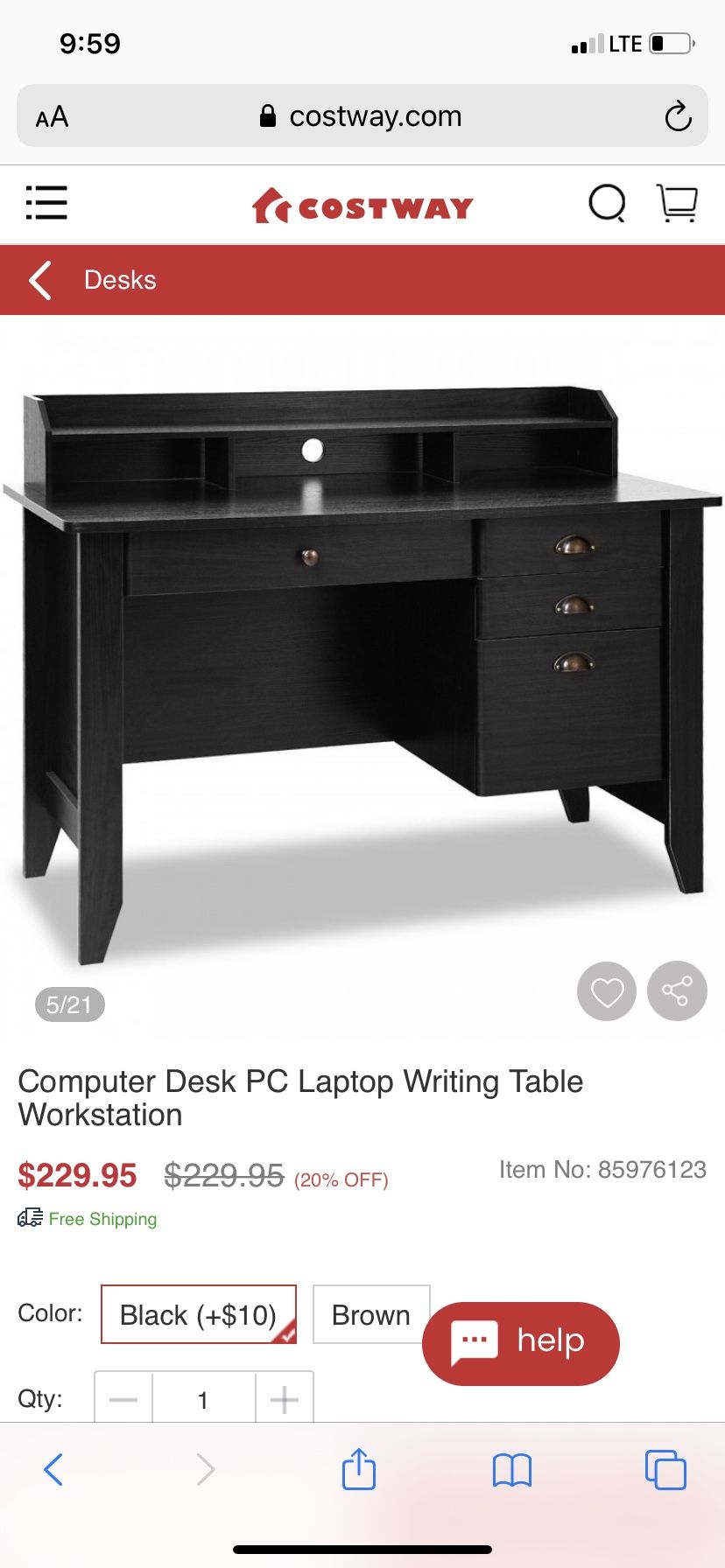 New Computer Desk