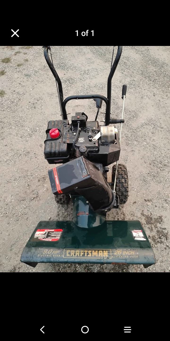 Yard Machines 2 Stage Snowblower