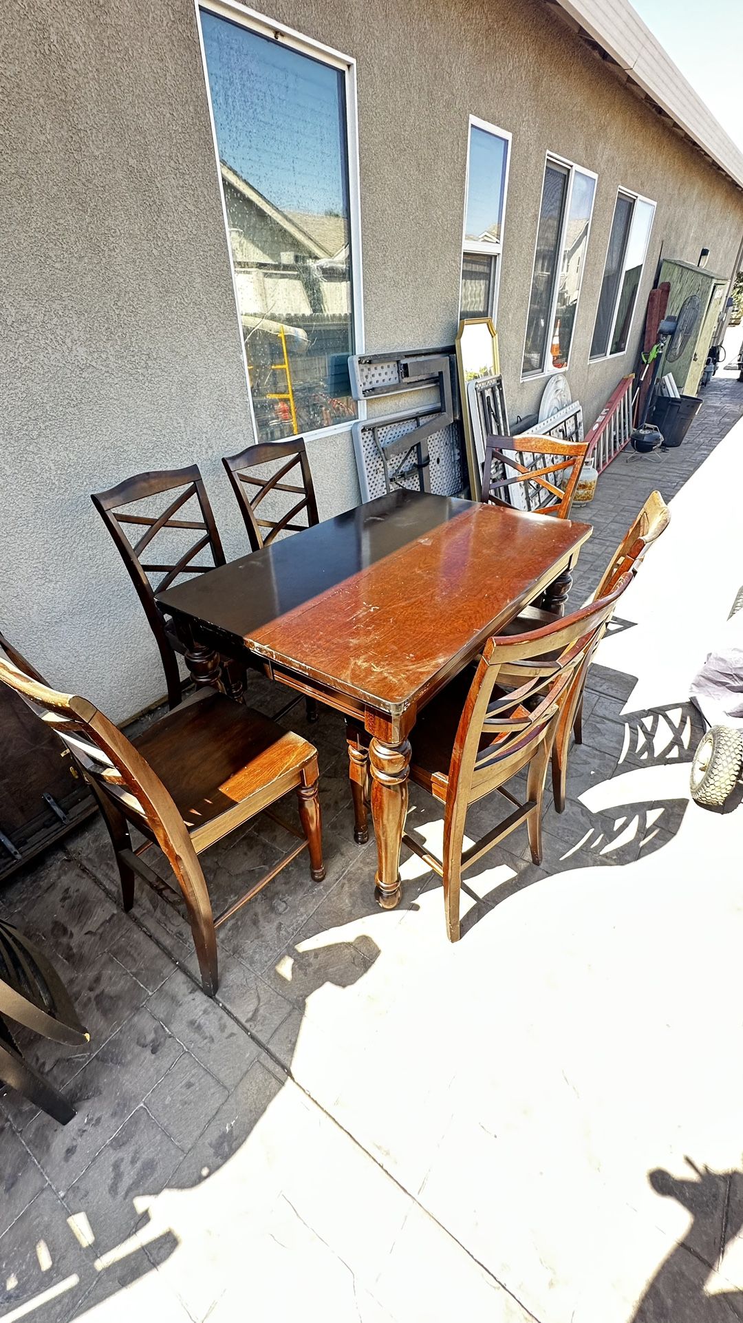 Expanding Dining Table