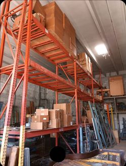 Heavy duty racks 4 sections 3 shelves