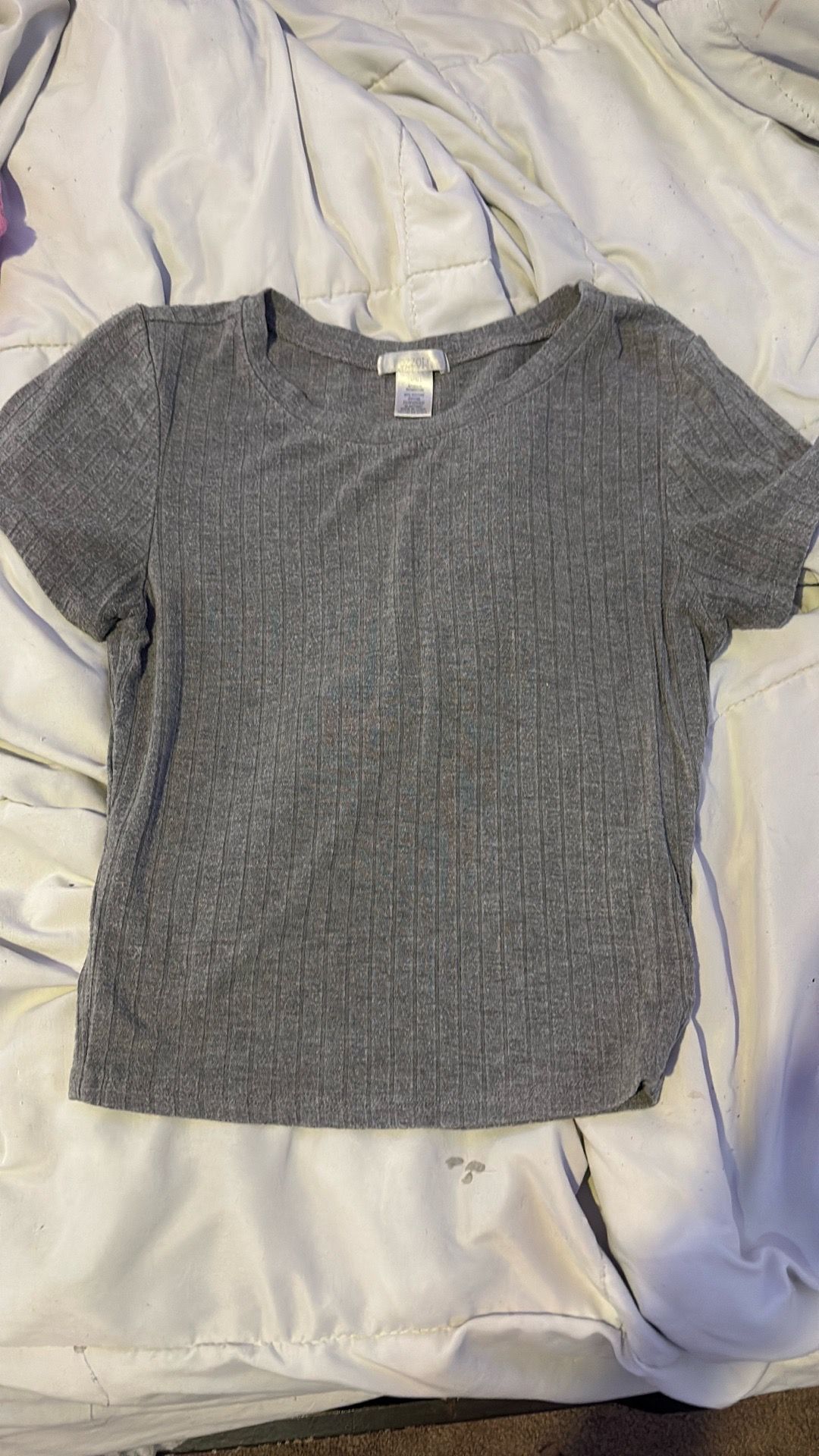 bozzolo brand size small grey crop top
