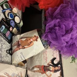 Huge Costume Bundle – Multiple Outfits + Tutus + Makeup – Great for Halloween, Cosplay, or Parties!