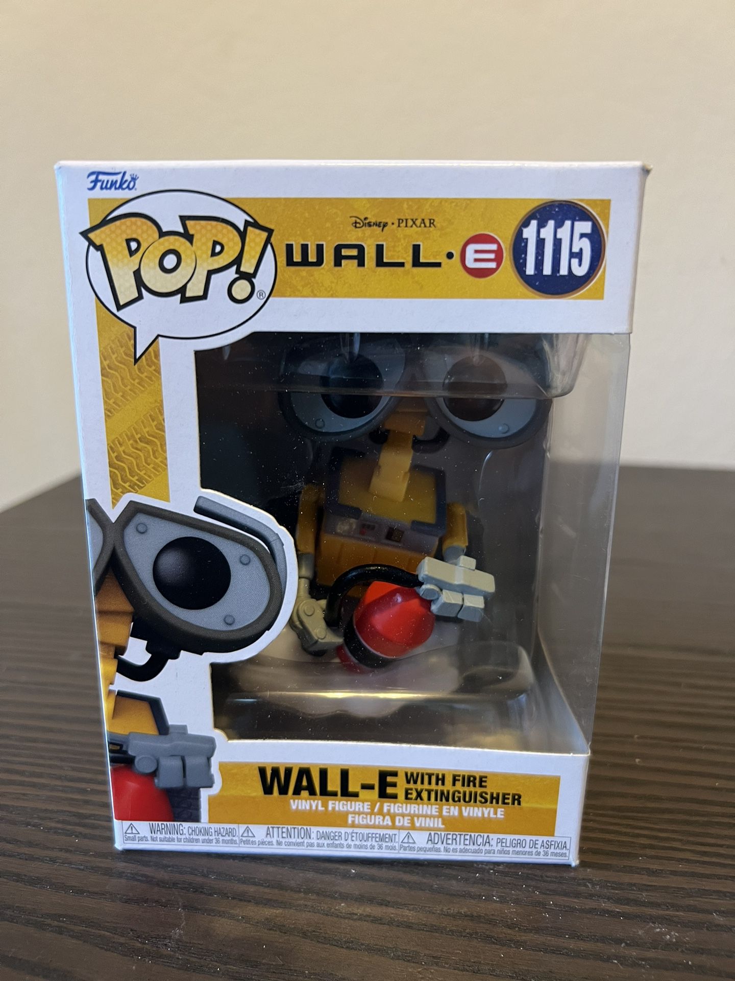 WALL-E w/ Fire Extinguisher Funko Pop #1115 Disney Pixar Movies Animation Walle