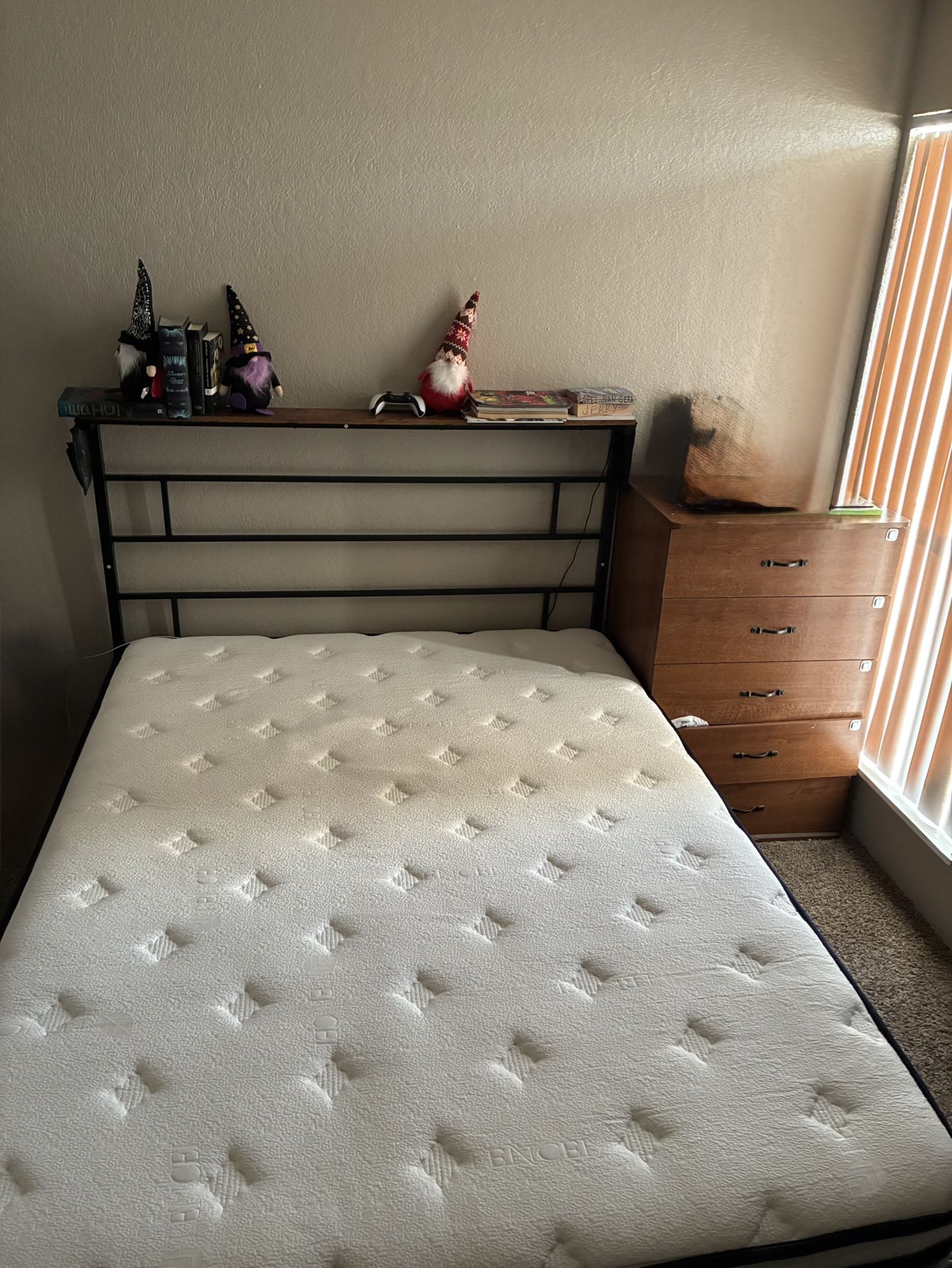 Queen Size Bed Frame With Mattress Included !