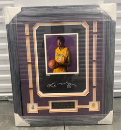 Kobe Bryant autographed Framed - UDA