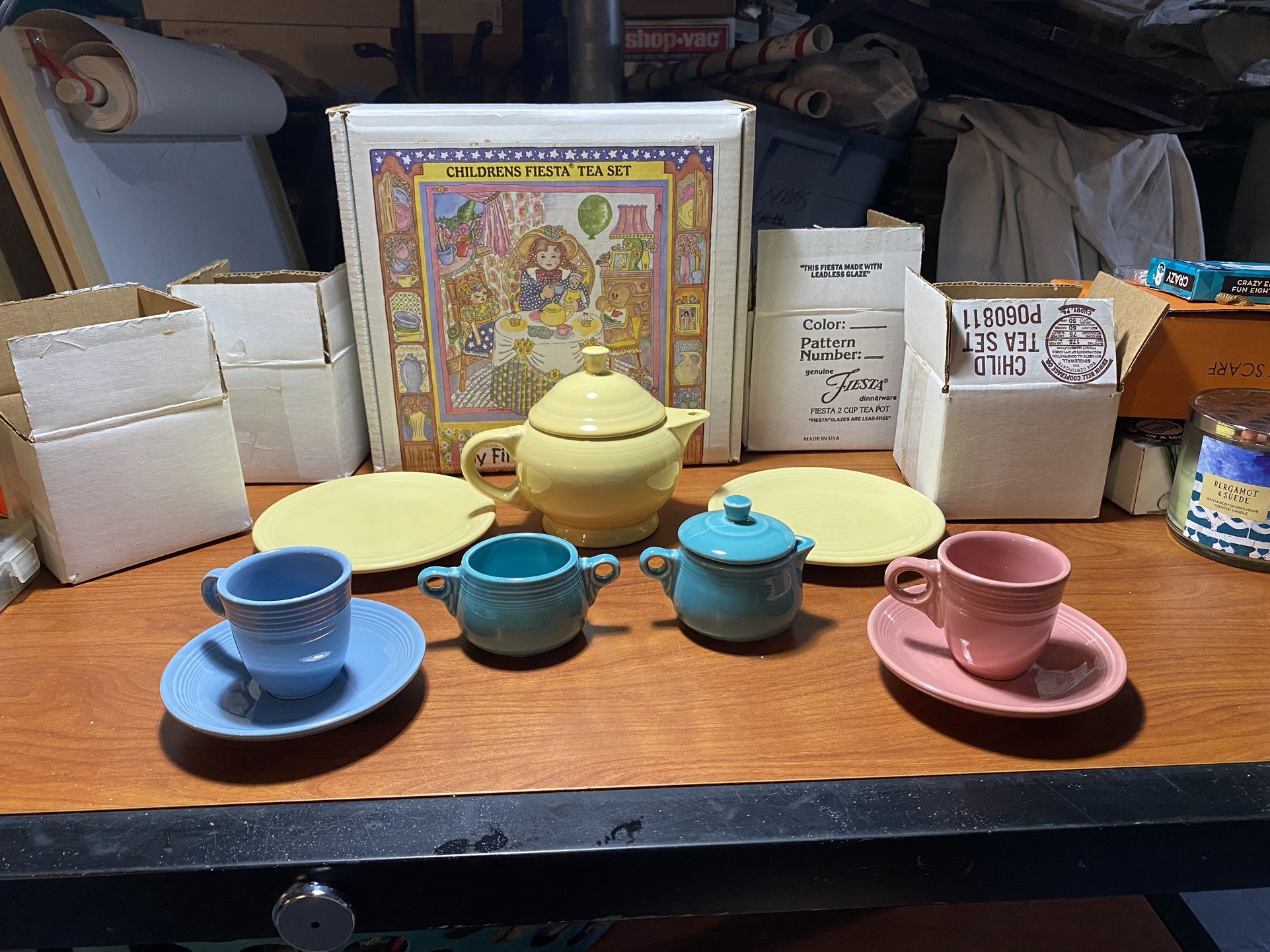 My First Fiesta Child's Tea Set (11 Piece) By Homer Laughlin