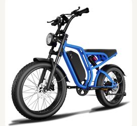 Bluvall 52V Battery 1500w Motor Electric Bicycle 31MPH