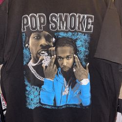 Pop Smoke Rap Band Tour Merch Sz 2XL