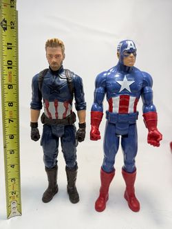 Marvel Captain America 12” Action Figure Lot of 2