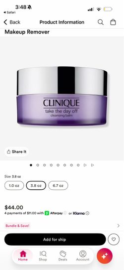 Clinique take the day off cleansing balm