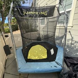 Free JumpKing trampoline for tiny patio kids and questionable life choices
