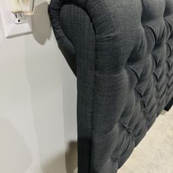 Modern Upholstered Queen Headboard + Circa Bed Wrap – Stylish & Clean