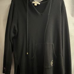 Women’s Size Xl Black Hoodie Sweater 