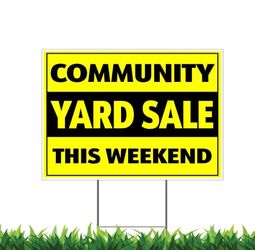 Cummunity sale in Lee Chapel  and Old Keen Mil  Rd