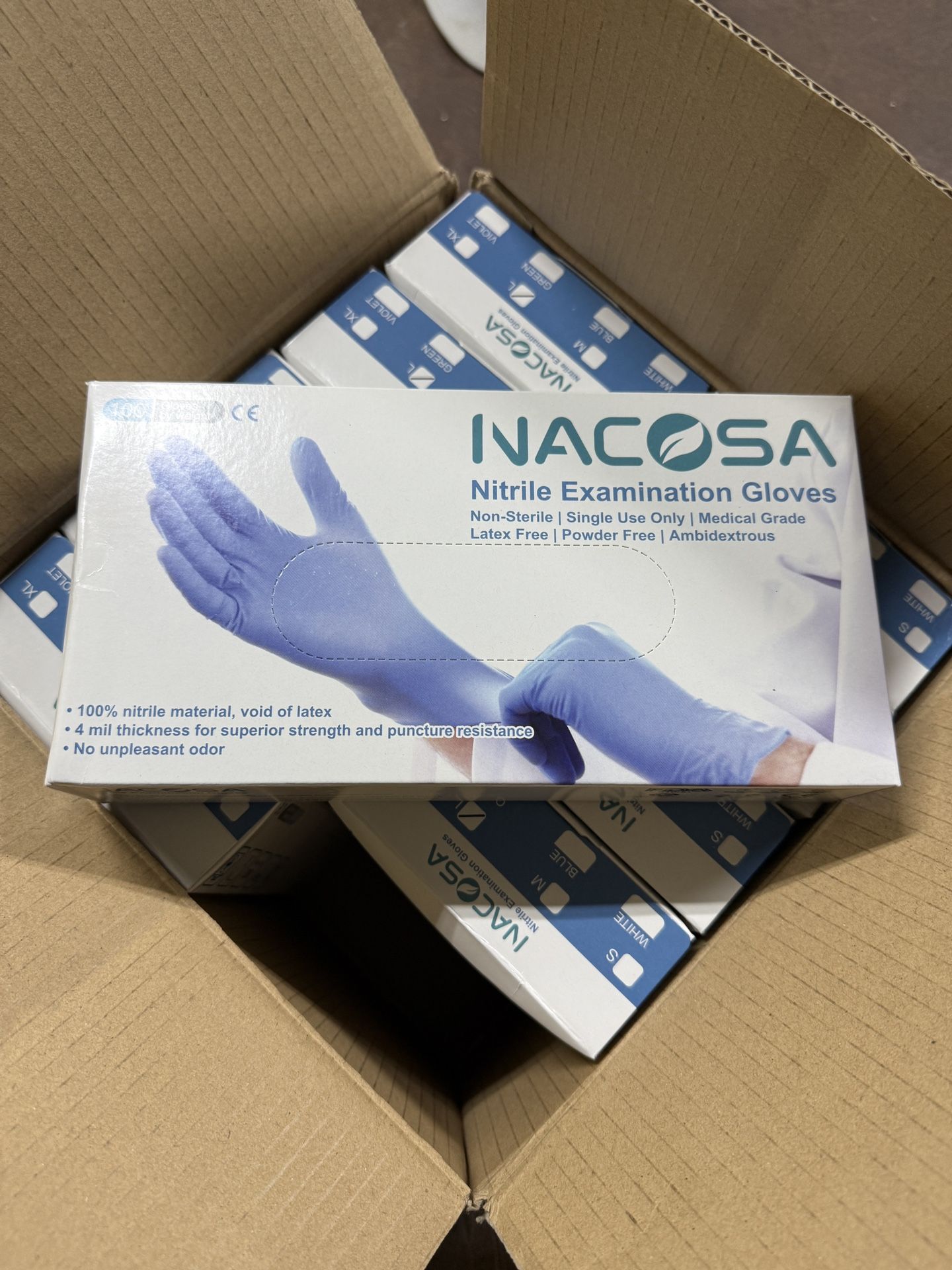 Nitrile Examination Gloves Singles/bulk
