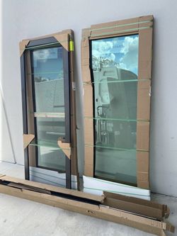 CGI 58 3/4x80 IMPACT SLIDING PATIO DOOR BRONZE 
