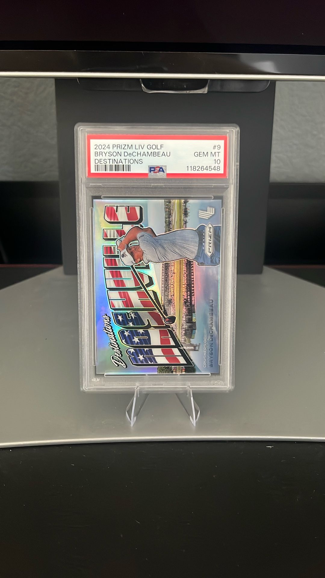 2024 Prizm Liv Golf Bryson DeChambeau Destinations PSA10