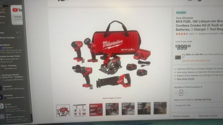 Brand new Milwaukee set